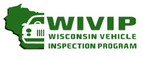 Wisconsin vehicle inspection program green logo