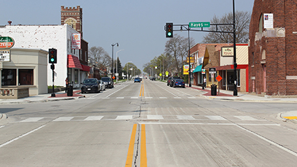 Washington Avenue in Racine