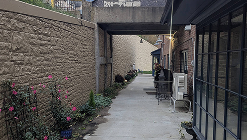 WIS 35 retaining wall