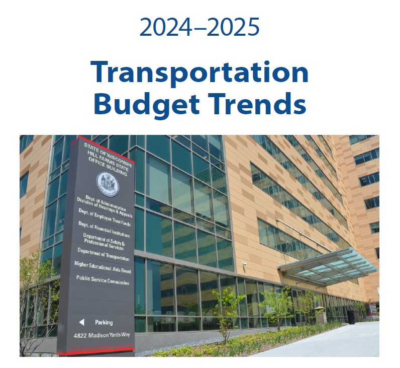 2024-2025 Transportation Budget Trends Cover Sheet