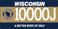 Golf Wisconsin license plate