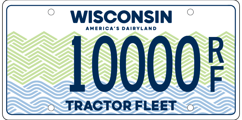 Tractor fleet plate