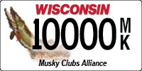 Wisconsin National Guard license plate.