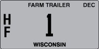 plate farm trailer