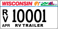 Current RV trailer plate