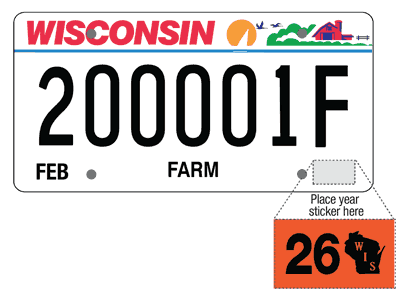 Farm truck plate