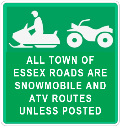 Improper D11-10A sign to include snowmobile routes