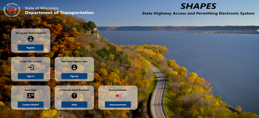 SHAPES homepage graphic