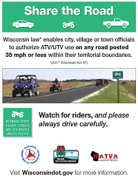 ATV Share the Road Safety Flyer
