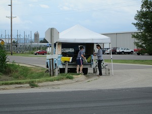 vegetable stand