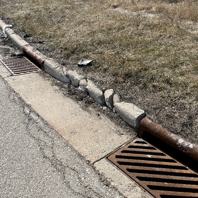failing pavement 