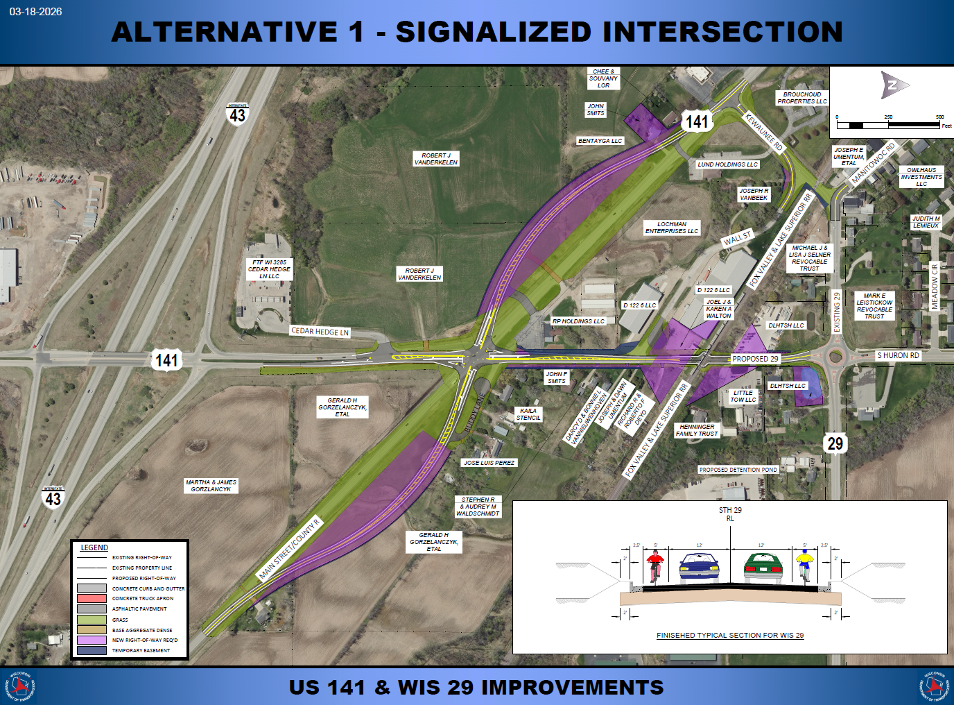 Alternatives #1 Signalized Intersection