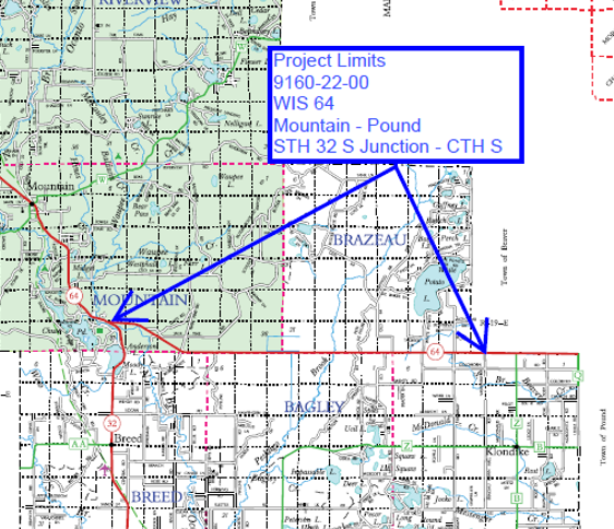 map of project limits