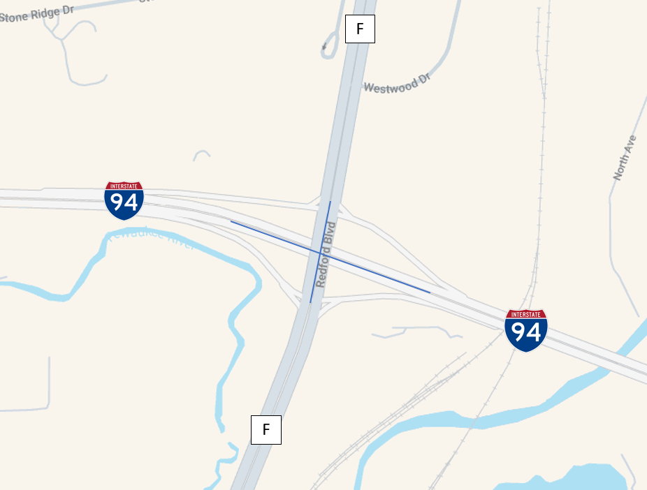 map of proposed project area
