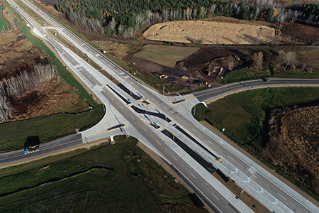 Aerial view of an RCUT