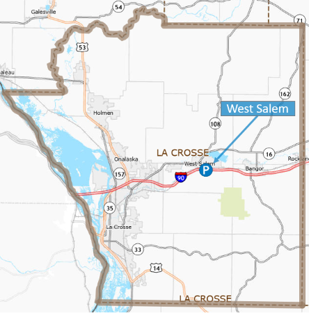 La Crosse County park and ride lots.