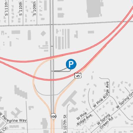 Park and ride Hales Corners