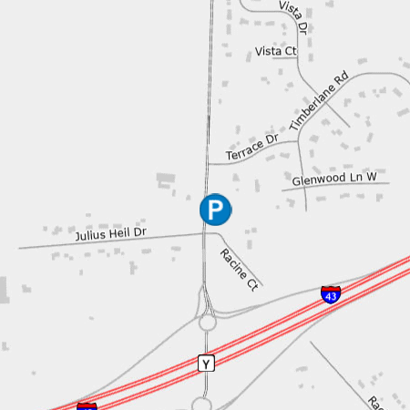 Park and ride New Berlin Sunnyside