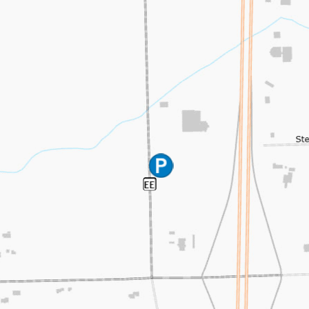 Park and ride South of Abrams