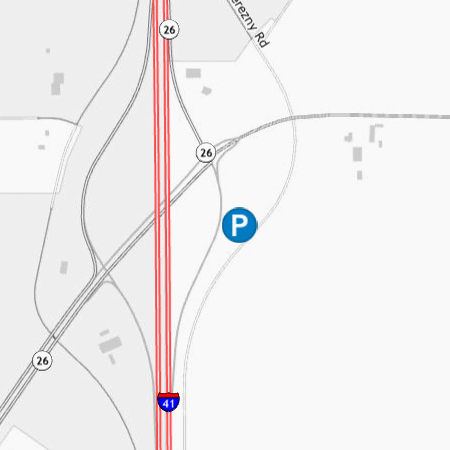 Park and ride South of Oshkosh