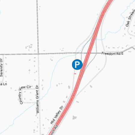 Park and ride Wrightstown