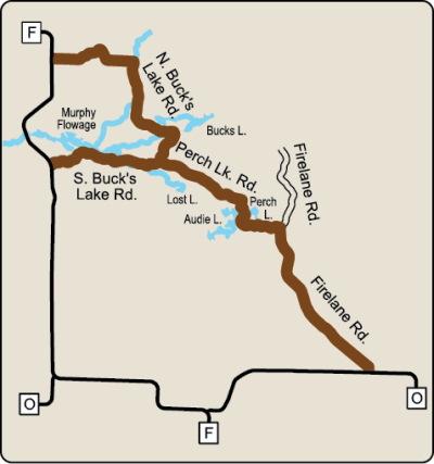 Map of Rustic Road 114