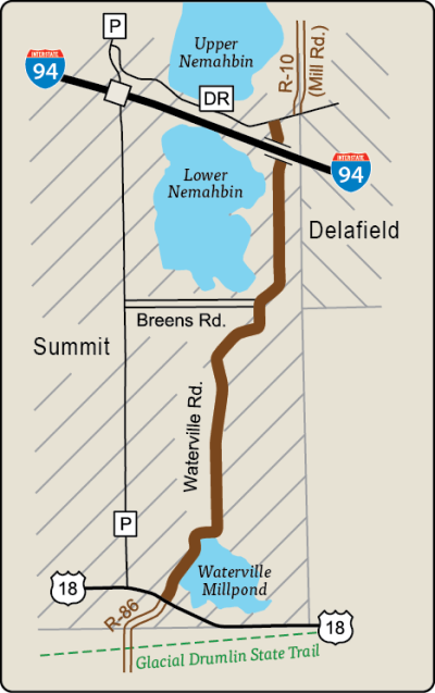 Map of Rustic Road 115