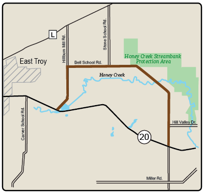 Map of Rustic Road 126