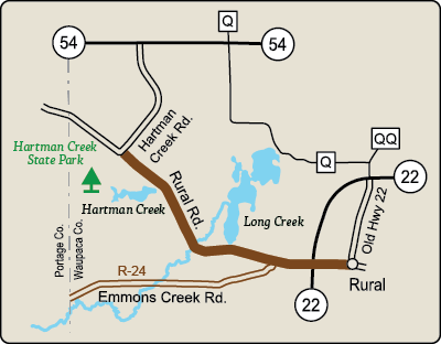 Map of Rustic Road 23