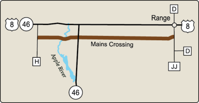 Map of Rustic Road 28