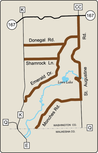 Map of Rustic Road 33