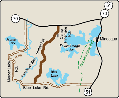 Map of Rustic Road 59